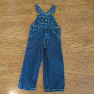 John Deere boys size 5 dark wash overalls, EUC